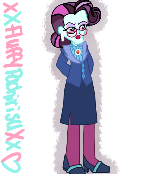 Size: 1024x1229 | Tagged: safe, artist:xxfluffypachirisuxx, derpibooru import, principal abacus cinch, equestria girls, friendship games, clothes, simple background, solo, transparent background