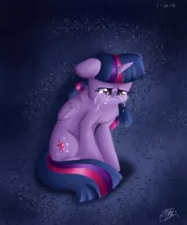 Size: 1000x1200 | Tagged: safe, artist:pepsi-starbeam, derpibooru import, twilight sparkle, twilight sparkle (alicorn), alicorn, pony, my little pony: the movie, chest fluff, crying, sad, solo