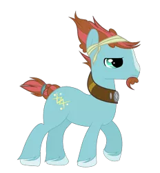 Size: 1477x1589 | Tagged: safe, artist:galaxyswirlsyt, derpibooru import, oc, oc:stronpeutic, earth pony, pony, male, offspring, parent:meadowbrook, parent:rockhoof, parents:rockbrook, simple background, solo, stallion, transparent background