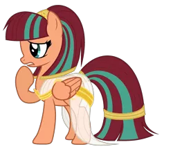 Size: 2389x2059 | Tagged: safe, artist:galaxyswirlsyt, derpibooru import, oc, oc:fastone, pegasus, pony, clothes, dress, female, high res, mare, offspring, parent:flash magnus, parent:somnambula, parents:magnambula, simple background, solo, transparent background