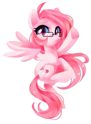 Size: 2679x3662 | Tagged: safe, artist:sorasku, derpibooru import, oc, oc:riouku, unofficial characters only, pegasus, pony, female, glasses, high res, mare, simple background, solo, transparent background