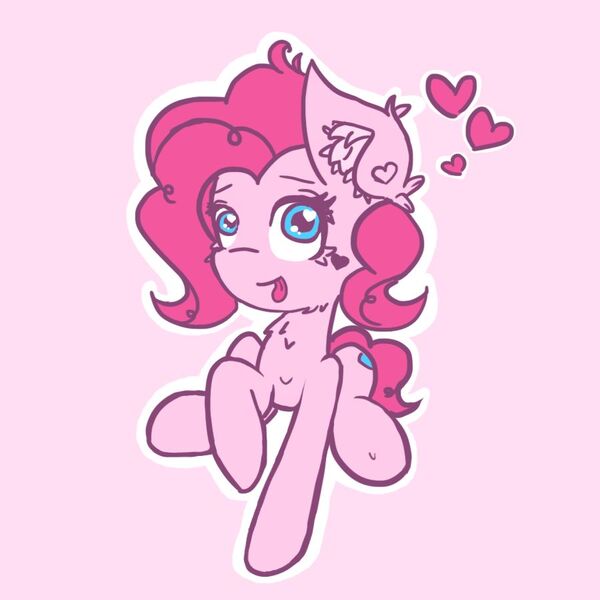 Size: 900x900 | Tagged: artist:upsidedownpanda, cute, derpibooru import, pinkie pie, safe, solo