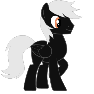 Size: 325x325 | Tagged: safe, artist:sky gamer, derpibooru import, oc, oc:alex sinfalair, unofficial characters only, pegasus, pony, grin, simple background, smiling, solo, standing, transparent background