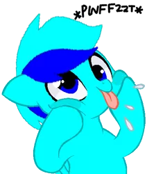 Size: 404x448 | Tagged: safe, artist:sky gamer, derpibooru import, oc, oc:sky gamer, unofficial characters only, pegasus, pony, cheek squish, goofy face, pfft, pwffzzt, silly, silly pony, simple background, spitting, squishy cheeks, tongue out, transparent background