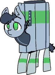 Size: 328x450 | Tagged: artist:nootaz, derpibooru import, loot box, object pony, oc, oc:frontier, original species, ponified, safe, simple background, solo, star wars battlefront 2(ea), transparent background, unofficial characters only