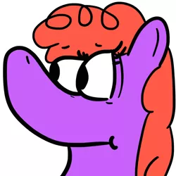 Size: 2000x2000 | Tagged: safe, artist:teletom, derpibooru import, oc, oc:violet patronage, unofficial characters only, earth pony, pony, avatar, cartoon, cute, profile picture, silly