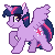 Size: 50x50 | Tagged: alicorn, artist:pilssken, derpibooru import, female, full body, mare, pixel art, safe, simple background, small resolution, solo, sprite, transparent background, twilight sparkle, twilight sparkle (alicorn)