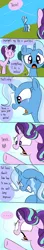 Size: 500x2814 | Tagged: safe, artist:emositecc, derpibooru import, starlight glimmer, trixie, pony, unicorn, ..., blushing, comic, crying, female, mare, river, sad, suicide, text