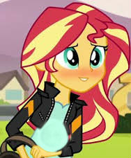 Size: 188x228 | Tagged: safe, derpibooru import, edit, edited screencap, screencap, sunset shimmer, comic:a new change, equestria girls, friendship games, backpack, bad edit, embarrassed, female, picture for breezies, pregnant, pregnant edit, solo, teen pregnancy, teenager