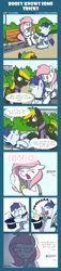 Size: 803x3508 | Tagged: safe, artist:sugar morning, derpibooru import, oc, oc:slipstream, oc:sugar morning, oc:vermont black, unofficial characters only, pegasus, pony, rabbit, behaving like a dog, bench, bunny out of the hat, collar, comic, couple, cursed, cute, eyes closed, female, funny, good boy, magic, magic wand, magician, male, mare, oc x oc, park, pet, shipping, sketch, soda, spiked collar, stallion, straight, sugarstream, tricks, wand, weird