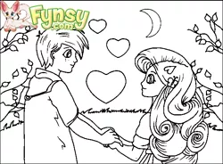 Size: 629x462 | Tagged: safe, derpibooru import, big macintosh, fluttershy, equestria girls, coloring page, date, female, flash game, fluttermac, fynsy, heart, male, moon, outdoors, shipping, straight, tree