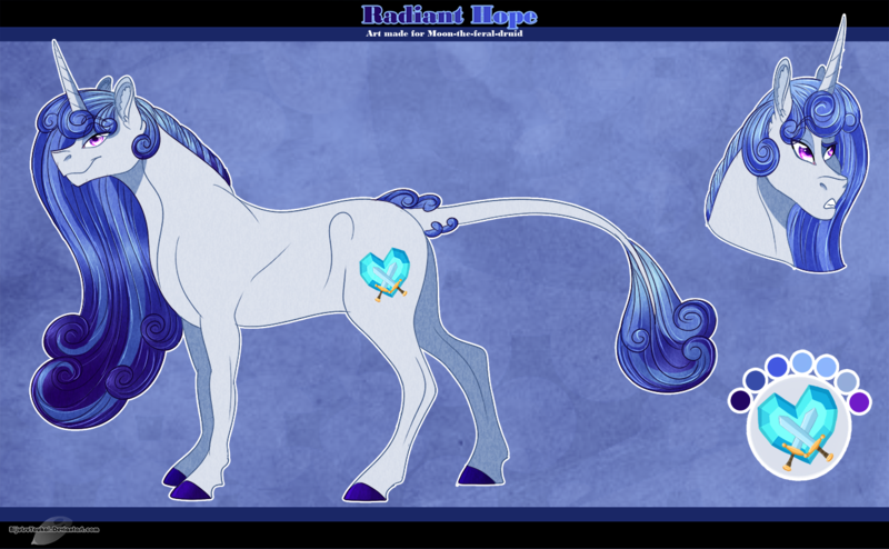 Size: 1300x802 | Tagged: safe, artist:bijutsuyoukai, derpibooru import, oc, oc:radiant hope, pony, unicorn, female, mare, offspring, parent:princess cadance, parent:shining armor, parents:shiningcadance, reference sheet, solo