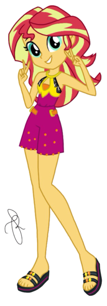 Size: 721x2048 | Tagged: safe, artist:ilaria122, artist:pupkinbases, derpibooru import, sunset shimmer, equestria girls, equestria girls series, spring breakdown, spoiler:eqg series (season 2), base used, clothes, feet, sandals, simple background, solo, transparent background