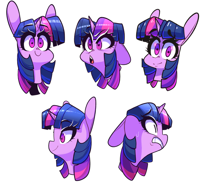 Size: 2530x2217 | Tagged: safe, artist:sourspot, derpibooru import, twilight sparkle, pony, angry, bust, expressions, female, looking at you, mare, portrait, simple background, white background