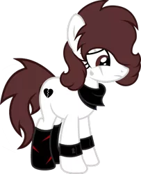 Size: 1280x1579 | Tagged: safe, artist:fletcherthehuntress, derpibooru import, oc, oc:black heart, earth pony, pony, female, mare, simple background, solo, transparent background, vector