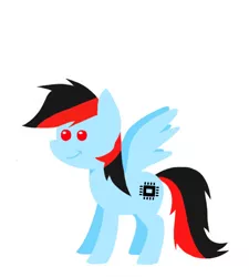 Size: 540x600 | Tagged: safe, artist:daytona, derpibooru import, oc, oc:daytona, pegasus, pony, cutie mark, female, hooves, lineless, mare, minimalist, modern art, simple background, smiling, solo, spread wings, white background, wings