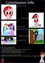 Size: 1429x2000 | Tagged: safe, artist:waveywaves, derpibooru import, rainbow dash, twilight sparkle, twilight sparkle (alicorn), oc, oc:ruby rey, oc:waves, alicorn, changeling, pony, commission info, female, heart, lesbian, shipping, space, spaceship, tree, twidash