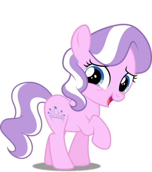 Size: 4425x5000 | Tagged: safe, artist:dashiesparkle, derpibooru import, edit, editor:slayerbvc, vector edit, diamond tiara, earth pony, pony, crusaders of the lost mark, absurd resolution, accessory-less edit, cute, diamondbetes, female, filly, missing accessory, simple background, solo, transparent background, vector