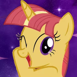 Size: 896x896 | Tagged: alicorn, bad recolor, derpibooru import, editor:sunnyshine1cak, recolor, safe, spoiler alert, sunset shimmer, twilight sparkle, twilight sparkle (alicorn)