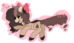 Size: 1024x597 | Tagged: safe, artist:chococakebabe, derpibooru import, oc, oc:choco cake delight, unofficial characters only, earth pony, pony, augmented tail, female, mare, simple background, solo, transparent background