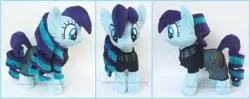 Size: 1859x738 | Tagged: safe, artist:lilmoon, derpibooru import, coloratura, pony, clothes, irl, photo, plushie, solo