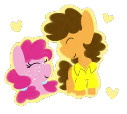 Size: 1821x1634 | Tagged: safe, artist:roseyicywolf, derpibooru import, cheese sandwich, pinkie pie, cheesepie, female, heart, male, shipping, simple background, straight, transparent background