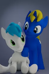 Size: 6000x9000 | Tagged: safe, artist:deloreandudetommy, derpibooru import, part of a set, oc, oc:math millien, oc:percy technic, unofficial characters only, pony, 3d, absurd resolution, blender, couple, gay, holiday, male, oc x oc, shipping, stallion, valentine's day