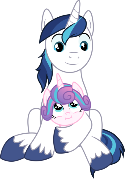 Size: 3000x4282 | Tagged: safe, artist:cloudyglow, derpibooru import, princess flurry heart, shining armor, alicorn, pony, unicorn, once upon a zeppelin, .ai available, absurd resolution, baby, baby pony, cute, duo, duo male and female, father and daughter, female, filly, flurrybetes, foal, holding a pony, horn, looking at each other, looking down, looking up, male, shining adorable, simple background, smiling, stallion, transparent background, vector, wings