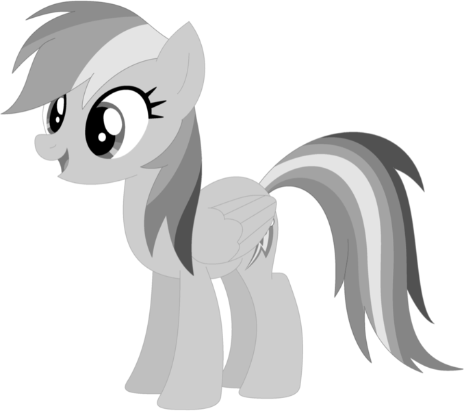 Size: 1024x906 | Tagged: safe, artist:ra1nb0wk1tty, derpibooru import, rainbow dash, pegasus, pony, female, mare, monochrome, open mouth, simple background, smiling, solo, transparent background
