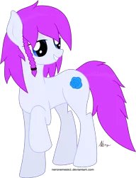 Size: 3754x4881 | Tagged: safe, artist:neronemesis1, derpibooru import, oc, oc:blue rose, earth pony, pony, female, high res, mare, raised hoof, simple background, solo, transparent background