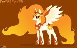 Size: 8000x5000 | Tagged: 2017, absurd resolution, alicorn, artist:ballisticmcdelphia, cutie mark, daybreaker, derpibooru import, fanart, fire, name, safe, splashmark