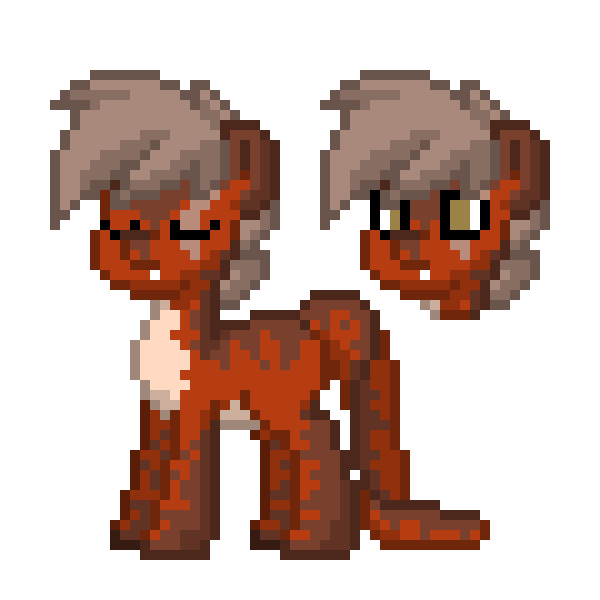 Size: 600x600 | Tagged: safe, artist:radical user 76, derpibooru import, oc, oc:bunker, unofficial characters only, dinosaur, original species, pony, reptile, pony town, alternative tail, body markings, dinosaur pony, eye scar, pixel art, reference sheet, scar, simple background, solo, transparent background, tylosaurus