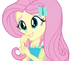 Size: 9000x7680 | Tagged: safe, artist:efk-san, derpibooru import, fluttershy, driving miss shimmer, equestria girls, equestria girls series, absurd resolution, choose fluttershy, clothes, cute, cyoa, female, shyabetes, simple background, solo, thinking, transparent background, vector