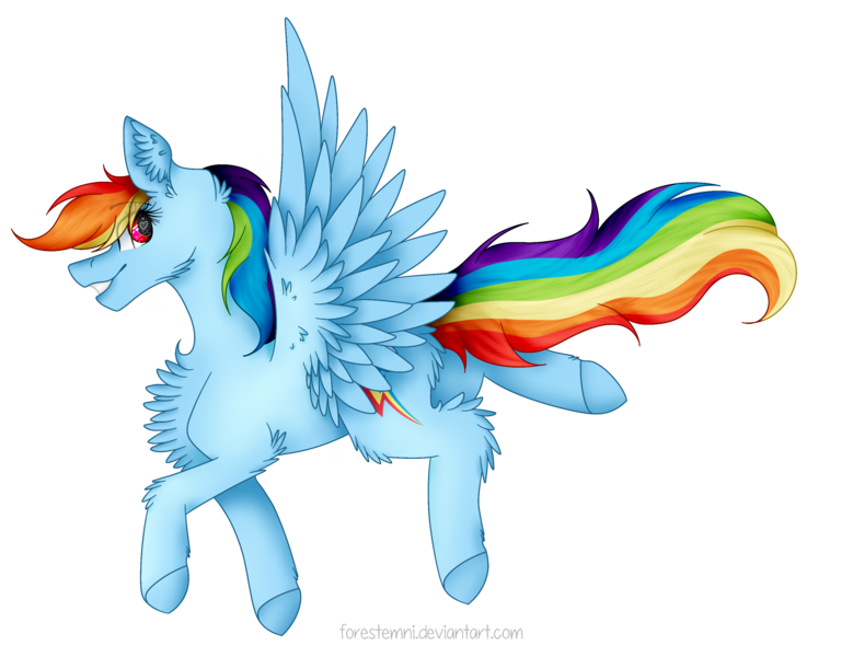 Size: 3031x2369 | Tagged: safe, artist:forestemni, derpibooru import, rainbow dash, chest fluff, fluffy, heart eyes, simple background, solo, transparent background, wingding eyes