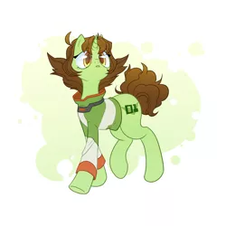 Size: 1280x1280 | Tagged: safe, artist:chompromised, derpibooru import, ponified, pony, fake glasses, glasses, katie holt, pidge gunderson, short hair, voltron, voltron legendary defender