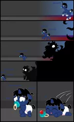 Size: 5598x9196 | Tagged: safe, artist:evilfrenzy, derpibooru import, oc, oc:frenzy, pony, absurd resolution, age regression, baby, baby pony, colt, conic:night terror, crib, crying, diaper, foal, male, pacifier