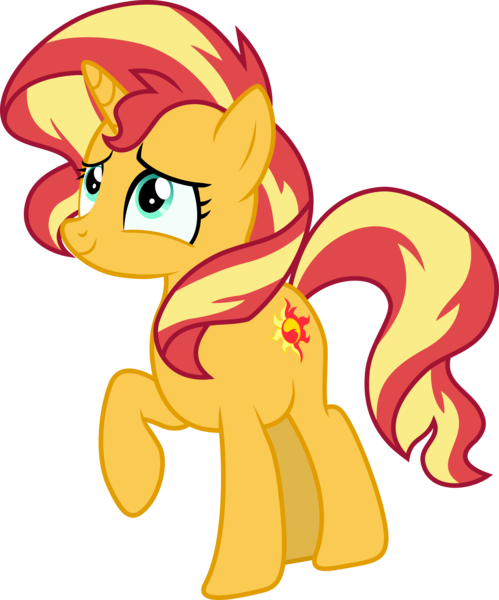 Size: 4155x5000 | Tagged: safe, artist:paganmuffin, derpibooru import, sunset shimmer, pony, unicorn, equestria girls series, forgotten friendship, absurd resolution, female, mare, raised hoof, simple background, solo, transparent background, vector