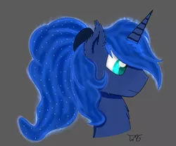 Size: 1280x1067 | Tagged: artist:tlmoonguardian, derpibooru import, ponytail, princess luna, safe, shiny