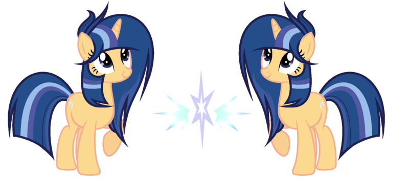 Size: 2132x939 | Tagged: safe, artist:galaxyswirlsyt, derpibooru import, oc, oc:silver sentry, unofficial characters only, pony, unicorn, female, mare, offspring, parent:flash sentry, parent:twilight sparkle, parents:flashlight, simple background, solo, transparent background