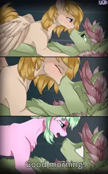 Size: 1563x2500 | Tagged: safe, artist:kuroran, derpibooru import, oc, pegasus, pony, unicorn, comic, female, kissing, male, rcf community, straight