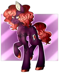 Size: 1514x1879 | Tagged: safe, artist:liamsartworld, derpibooru import, oc, unofficial characters only, earth pony, pony, abstract background, full body, male, red hair, solo, stallion, tattoo, unshorn fetlocks