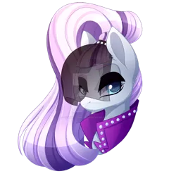 Size: 900x900 | Tagged: safe, artist:scarlet-spectrum, derpibooru import, coloratura, earth pony, pony, the mane attraction, clothes, countess coloratura, female, looking at you, mare, simple background, solo, transparent background, veil, watermark