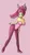 Size: 480x850 | Tagged: suggestive, artist:bandgeek32, artist:zelc-face, derpibooru import, edit, sour sweet, equestria girls, bedroom eyes, breasts, bunny suit, busty sour sweet, cleavage, clothes, female, image, looking at you, pink background, playboy bunny, playboy bunny sour sweet, png, simple background, solo, trace