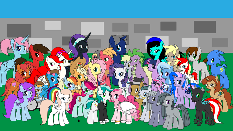 Size: 1920x1080 | Tagged: safe, artist:dekomaru, derpibooru import, applejack, big macintosh, cloudy quartz, derpy hooves, fluttershy, igneous rock pie, limestone pie, marble pie, pinkie pie, rainbow dash, rarity, spike, trixie, twilight sparkle, oc, oc:apple blossom, oc:astra, oc:aurora, oc:black lin, oc:breezy, oc:cloudtrail, oc:dazzle, oc:ducera, oc:gavir, oc:katie, oc:mad cloak, oc:mars, oc:midnight, oc:nebula, oc:nimbus, oc:nova, oc:nyx, oc:pure hue, oc:sami, oc:sonic dash, oc:windy, ponified, alicorn, changeling, pegasus, pony, unicorn, tumblr:ask twixie, alicorn oc, appledash, ask, baby, baby pony, canon x oc, carmen sandiego, changeling oc, clothes, colt, dress, family, family photo, female, filly, fluttermac, hat, lesbian, magical lesbian spawn, male, mane seven, mane six, mare, offspring, older, older spike, oversized hat, parent:applejack, parent:big macintosh, parent:fluttershy, parent:rainbow dash, parent:trixie, parent:twilight sparkle, parents:appledash, parents:fluttermac, parents:twixie, shipping, sonic the hedgehog, sonic the hedgehog (series), sparity, straight, suit, tumblr, twixie, wedding dress, wheelchair