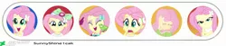 Size: 960x197 | Tagged: safe, derpibooru import, editor:sunnyshine1cak, fluttershy, bird, equestria girls, angry, crying, cute, facebook, react, smiley face