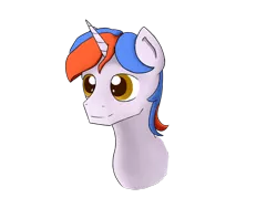 Size: 4000x3000 | Tagged: safe, artist:skyrazer, derpibooru import, oc, oc:free quill, unofficial characters only, unicorn, absurd resolution, bust, male, multicolored hair, simple background, stallion, transparent background