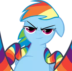 Size: 900x882 | Tagged: artist needed, suggestive, derpibooru import, rainbow dash, pegasus, pony, bedroom eyes, clothes, female, floppy ears, mare, on back, rainbow socks, simple background, smiling, smirk, socks, solo, striped socks, transparent background, vector