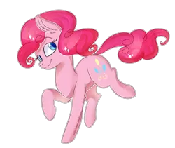 Size: 2328x1968 | Tagged: safe, artist:stella-drawz, derpibooru import, pinkie pie, earth pony, pony, female, mare, simple background, smiling, solo, transparent background