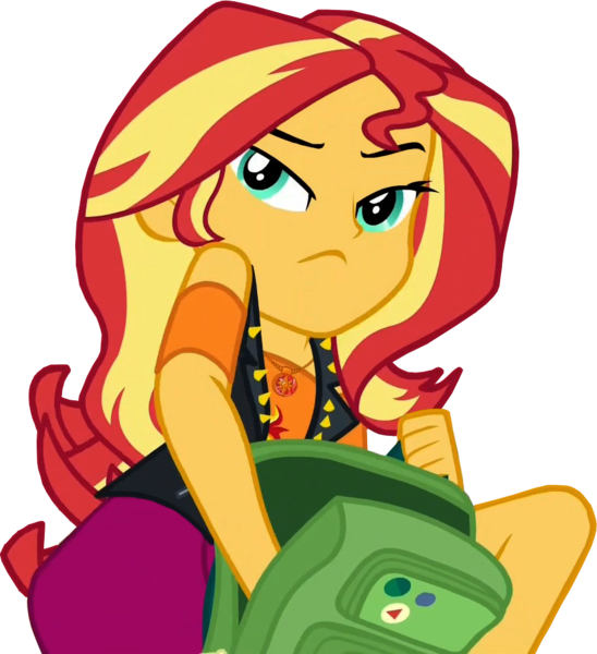 Size: 912x998 | Tagged: safe, derpibooru import, edit, edited screencap, screencap, sunset shimmer, equestria girls, equestria girls series, forgotten friendship, background removed, bag, clothes, fixed, geode of empathy, jacket, simple background, solo, transparent background