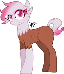 Size: 940x1095 | Tagged: artist:thepegasisterpony, derpibooru import, hybrid, interspecies offspring, magical lesbian spawn, oc, oc:primrose shortcake, offspring, parent:gilda, parent:pinkie pie, parents:gildapie, safe, simple background, solo, transparent background, unofficial characters only